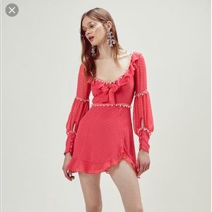 FOR LOVE AND LEMONS MARQUEE MINI DRESS